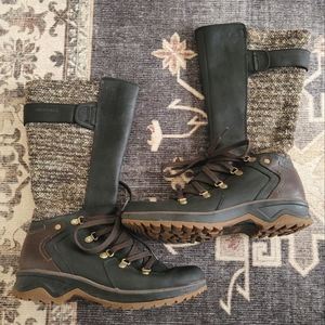 Merrell Black and Brown Over the Knee Boots
